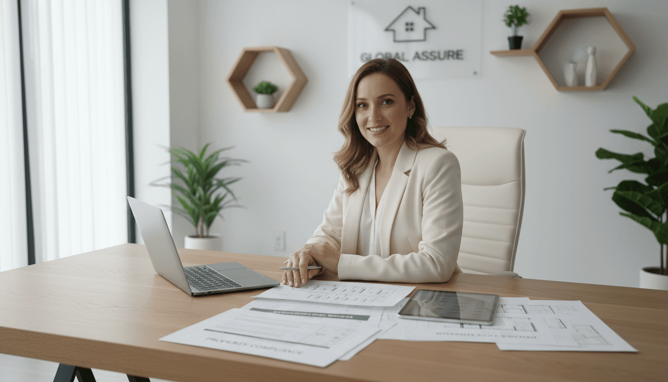 Conseillère Diagnostics Nantes au bureau avec documents de diagnostic